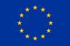 Flagge der EU: Zwölf gelbe Sterne in Form eines Kreises auf blauem Grund